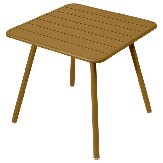 Fermob Luxembourg Tafel Gingerbread Four Leg 80 x 80 cm Dagaanbieding
