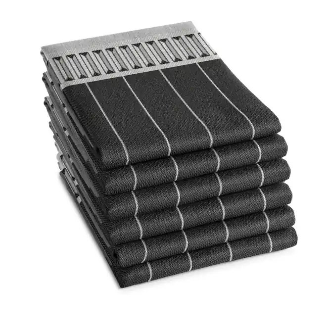 DDDDD Jules Theedoek Anthracite (set van 6) Fabrieksprijs