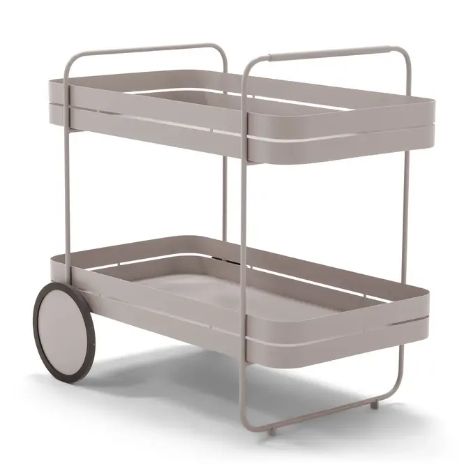 Exclusieve Aanbieding Spinder Design trolley Gin & Trolley - Silky Taupe