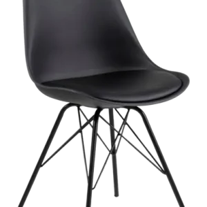 Aanbieding by fonQ basic Iris Eetkamerstoel - Zwart