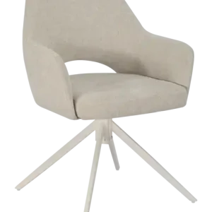Aanbieding by fonQ Gap Draaibare Eetkamerstoel - Beige / Crème