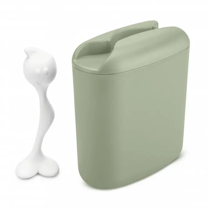 Weekendaanbieding Koziol Hot Stuff Large Opbergbox Eucalyptus Green Cotton White