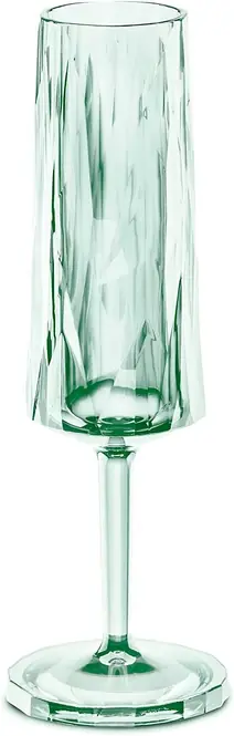 Actieprijs Koziol Club No. 5 Champagneglas Transparent Jade 6-Delig