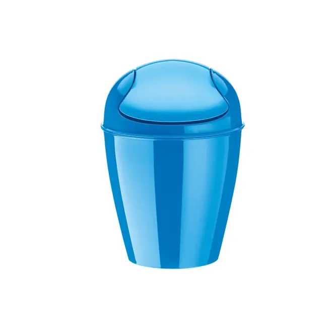 Actieprijs Koziol Del Prullenbak Solid Caribbean Blue XXS 0,9L