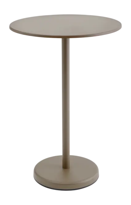 Fabrieksprijs Muuto Linear Steel Tuintafel Taupe Round 70 x 70 x 105 cm