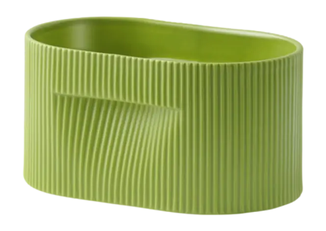 Aanbieding Muuto Ridge Bloempot Moss Green 13 cm