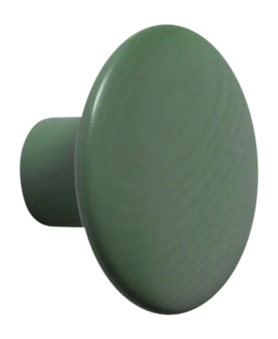 Flitsaanbieding Muuto Dots Wood Haakje Dusty Green 17 cm