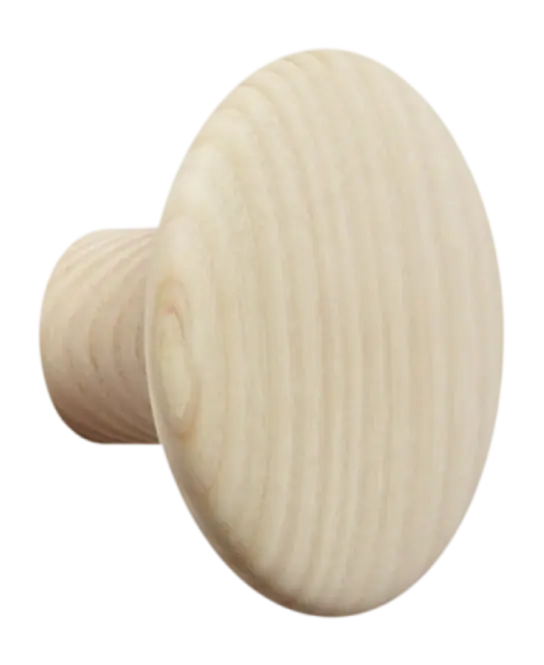 Premium Muuto Dots Wood Haakje Ash 6,5 cm