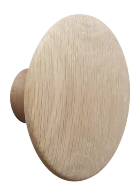 Muuto Dots Wood Haakje Oak 6,5 cm Populair