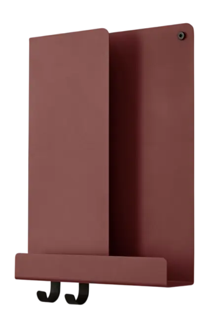 Laatste Kans Muuto Folded Wandplank Deep Red 29,5 x 40 cm