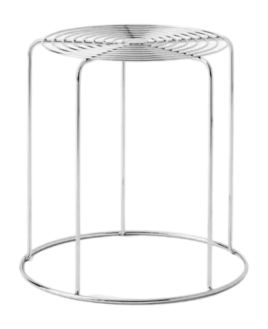 Exclusieve Aanbieding &Tradition Wire Kruk Stainless Steel VP11