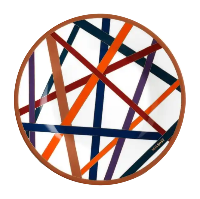 Aanbieding Missoni Nastri Multicolor Dessertbord 21,5 cm (Set van 2)