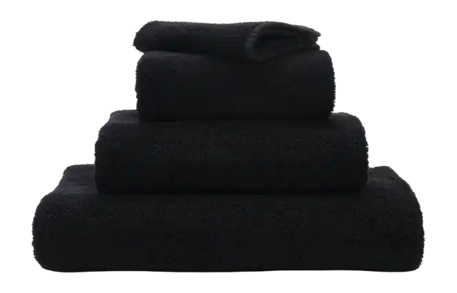 Gecertificeerd Abyss & Habidecor Twill Gezichtsdoekje Black (30 x 30 cm)