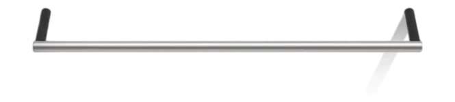 Snelle Levering Decor Walther Mikado TEC Handdoekstang Mat RVS Mat Zwart HTE45 Enkel 45 cm