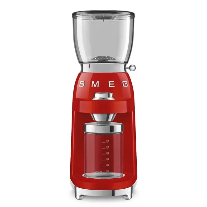 Smeg 50 Style Koffiemolen Rood CGF11 Veilige Betaling