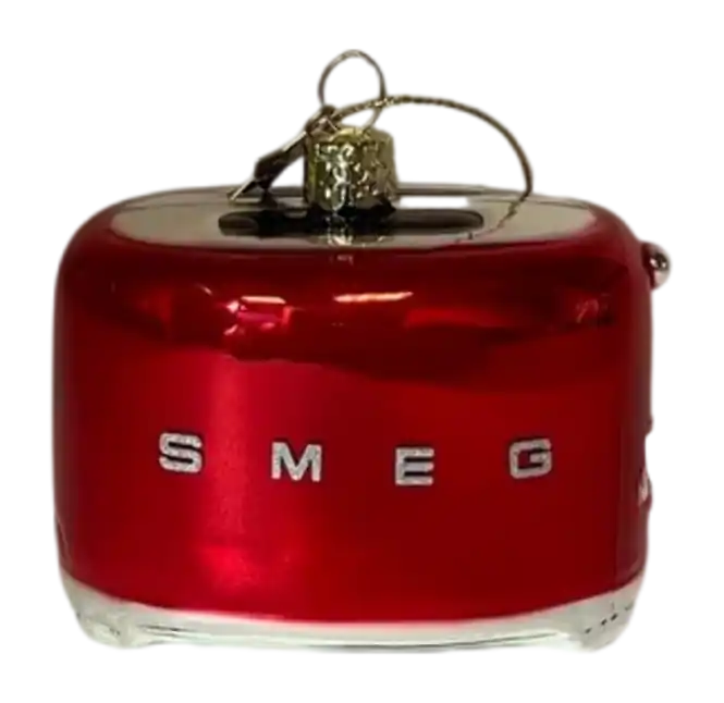 Dagaanbieding Smeg Glass Special Kerstornament Rood 6cm