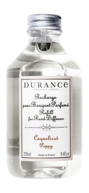 Goedkoop Durance Poppy Navulling voor geurstokjes 250 ml