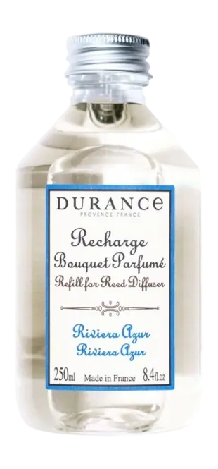 Durance Riviera Azur Navulling voor geurstokjesdiffuser 250 ml Express Levering
