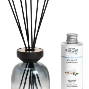 Voordeelprijs Maison Berger Wood Geurstokjes Noir Givré 180ML Noir Musc Cocoon
