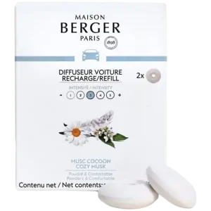Uitverkoop Maison Berger Musc Cocoon Autoparfum Navulling 2 Stuks
