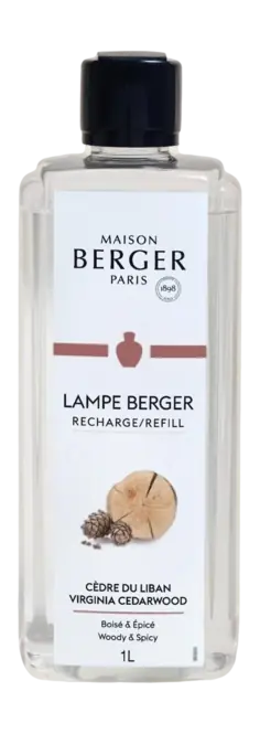 Maison Berger Cedre du Liban/Virginia Cedarwood Navulling Lampe Berger 1L Nu Kopen