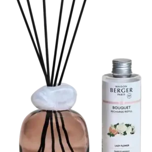 Finale Uitverkoop Maison Berger Mineral Lady Flower Geurstokjes Prune Quartz Blanc