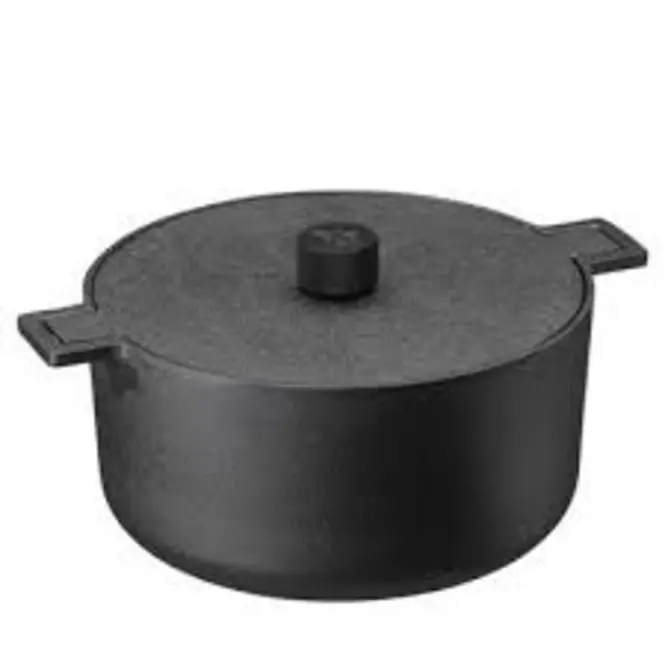 Skeppshult Casserole Braadpan Noir Gietijzeren Deksel 5 L Nieuw