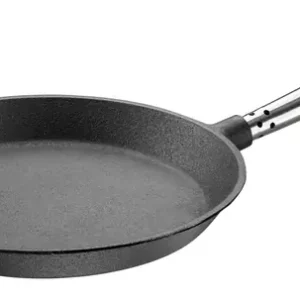 Skeppshult Gietijzer Koekenpan RVS Handgreep 26 cm Direct Beschikbaar