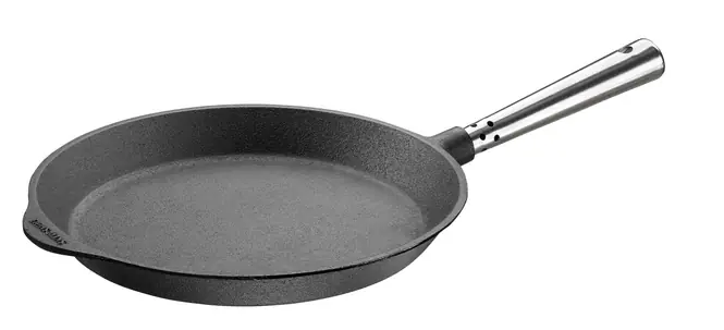 Skeppshult Gietijzer Koekenpan RVS Handgreep 26 cm Direct Beschikbaar