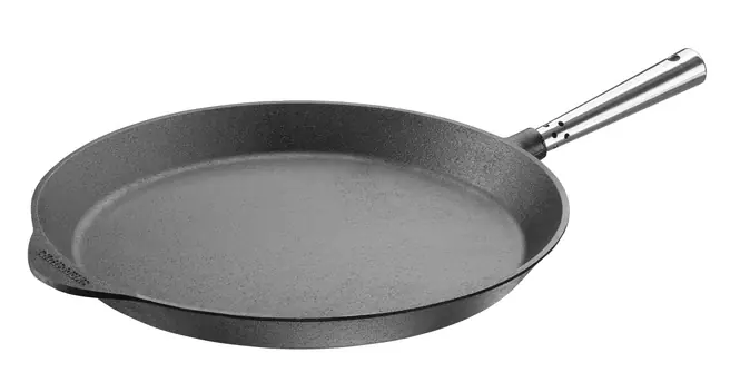 Skeppshult Gietijzer Koekenpan RVS Handgreep 36 cm Beste Prijs