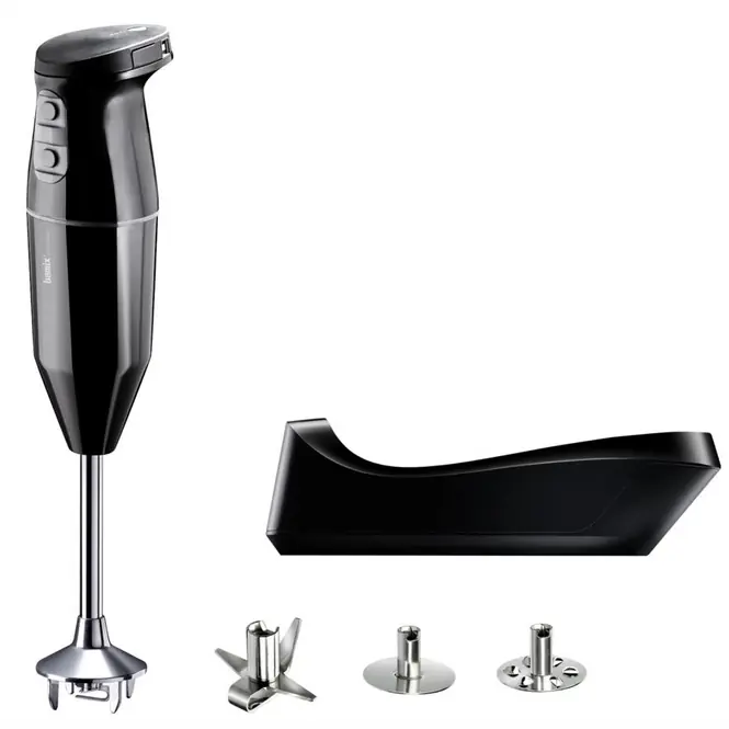 Bamix Cordless Staafmixer Zwart Plus Op = Op