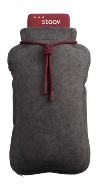 Merkproduct Stoov Homey³ Original Melange Elektrische Kruik Dark Grey Flex
