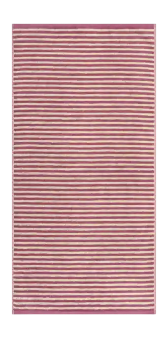Koop Online Cawö Lines Handdoek Berry Stripes Set van 3