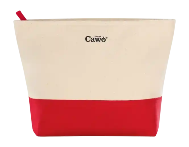 Hoge Kwaliteit Cawö Lifestyle Toilettas Red Nature/Uni