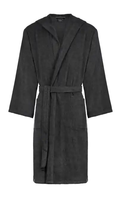Cawö Home 5623 Badjas Heren Basalt Capuchon Laatste Kans