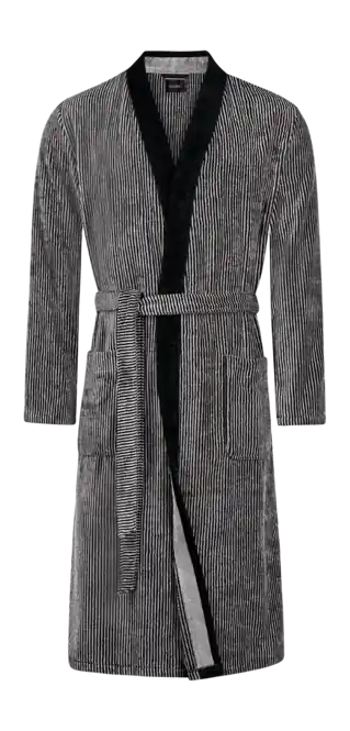 Snelle Levering Cawö Home 5840 Kimono Heren Nature Black