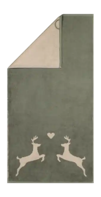 Hete Deal Cawö Alpenchic Edition Douchelaken Swiss Pine Deer