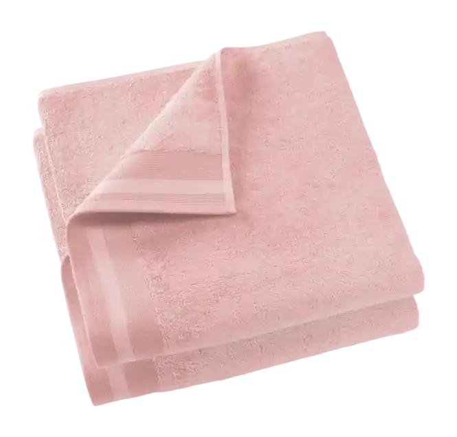 De Witte Lietaer Contessa Douchelaken Pearl Pink (70 x 140 cm) (Set van 2) Laatste Kans