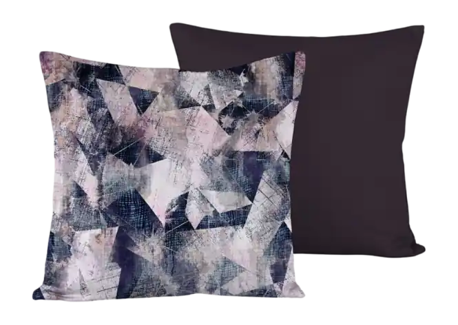 De Witte Lietaer Orion Sierkussenhoes Dark Sapphire 40 x 40 cm (Set van 2) Tijdelijk Beschikbaar