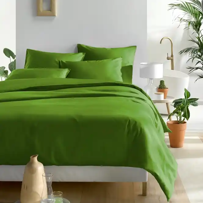 Alleen Vandaag De Witte Lietaer Olivia Dekbedovertrek Cactus Satijn