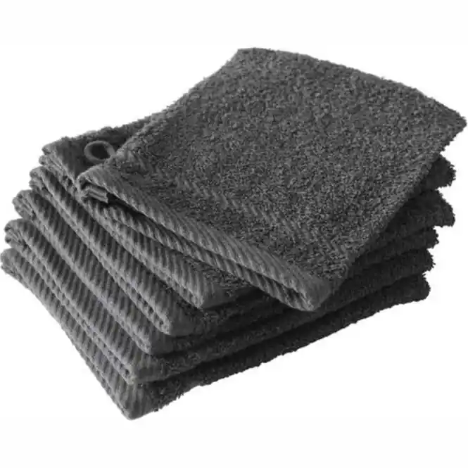 Aanbieding De Witte Lietaer Helene Washandje Ebony 21 (Set van 6)