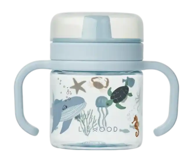 Liewood Kylo Tritan Sippy Cup Drinkbeker Sea Creature / Sandy 280 ml Op = Op