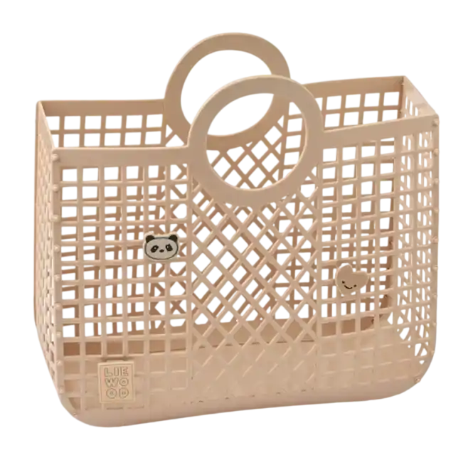 Lage Prijs Liewood Bloom Basket Mandtas Rose With Charms