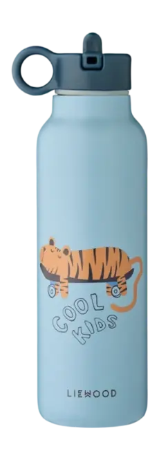 Liewood Falk Waterfles Tiger / Beach Blue 500 ml Uitverkoop
