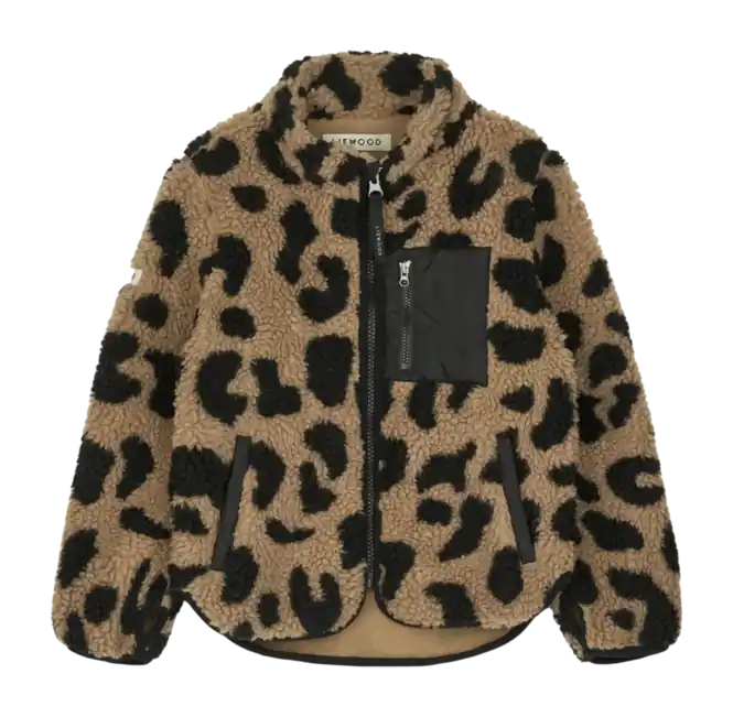 Liewood Nolan Pile Jacket Jas Kinderen Mega Leo / Oat Mix Kids Shop Nu