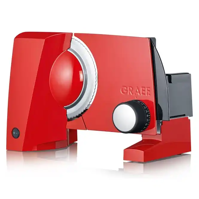 Graef Sliced Kitchen SKS100 Snijmachine Rood Alleen Vandaag